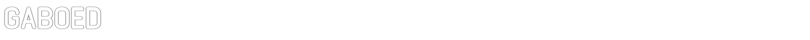 Gaboed font preview